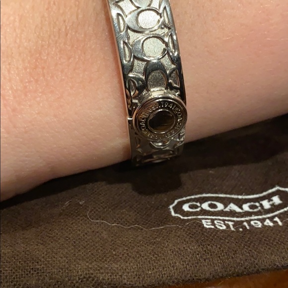 Coach silver bangle - Picture 2 of 6